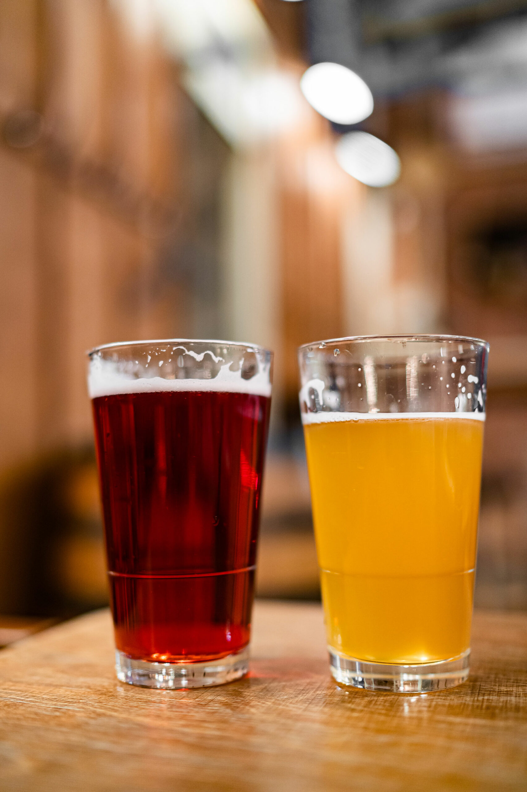 bière blonde trouble et bière ruby